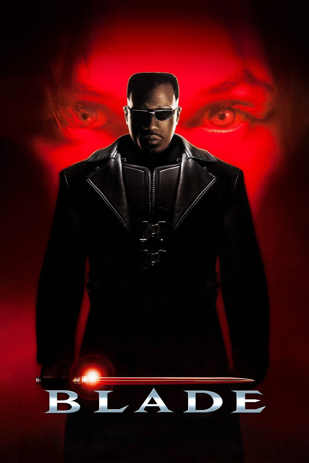 Blade Movie Poster | Wesley Snipes Against Red Eyes - Movies & TV Poster