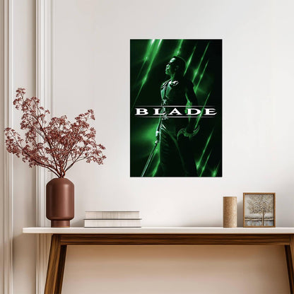 Blade Movie Poster | Wesley Snipes in Green Light - Movies & TV Poster