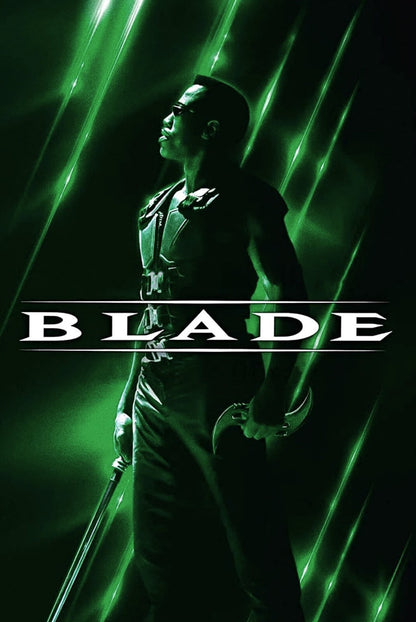 Blade Movie Poster | Wesley Snipes in Green Light - Movies & TV Poster