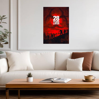 28 Years Later Poster | Survivors and Ruined City at Sunset - Movies & TV Poster