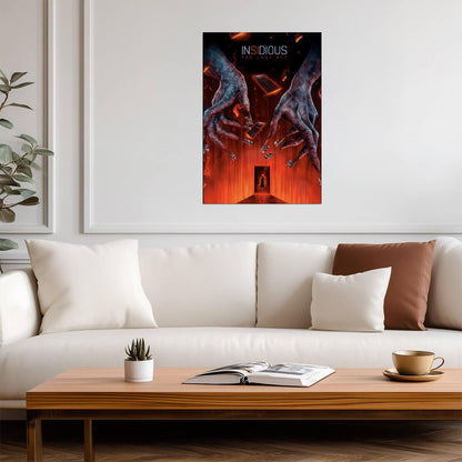 Insidious The Last Key Movie Poster | Key-Fingered Hands Above a Doorway - Movies & TV Poster