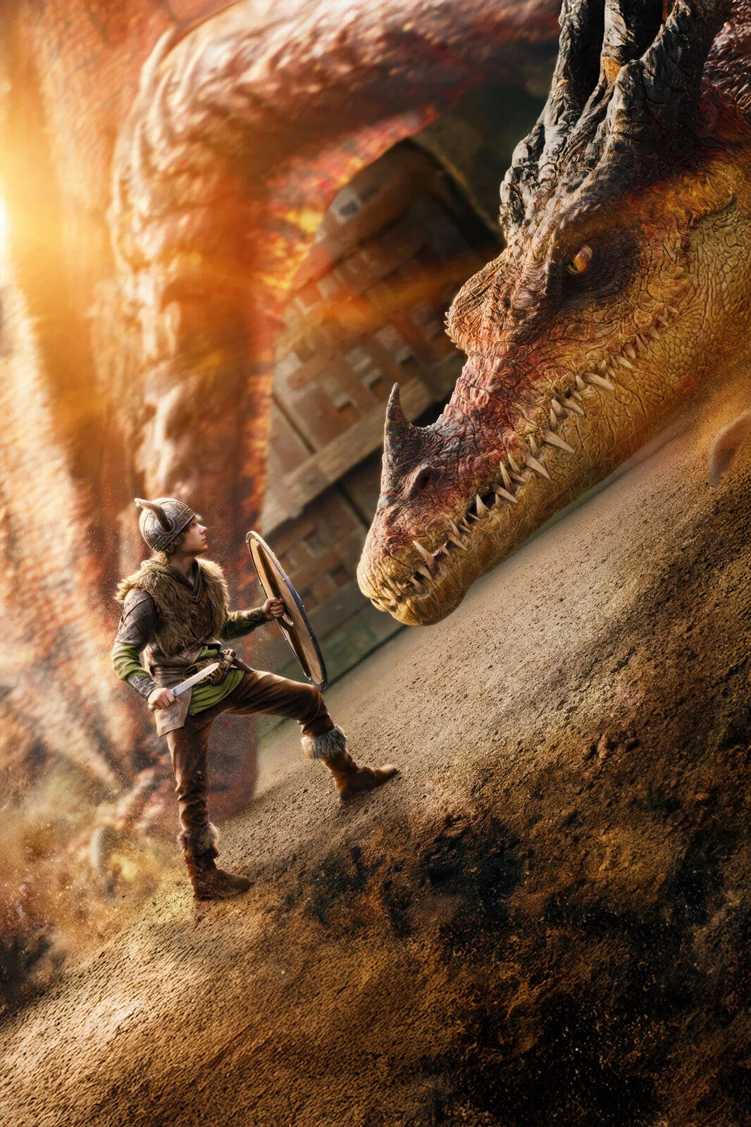 How to Train Your Dragon 2025 Movie Poster | Hiccup in the Dragon Arena - Movies & TV Poster