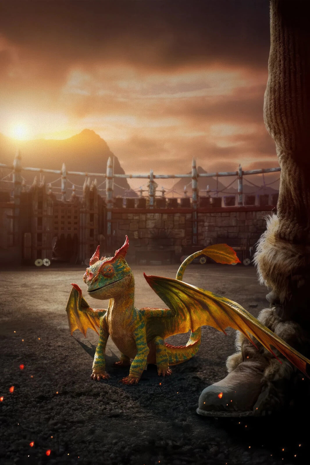 How to Train Your Dragon 2025 Movie Poster | Terrible Terror in the Arena - Movies & TV Poster