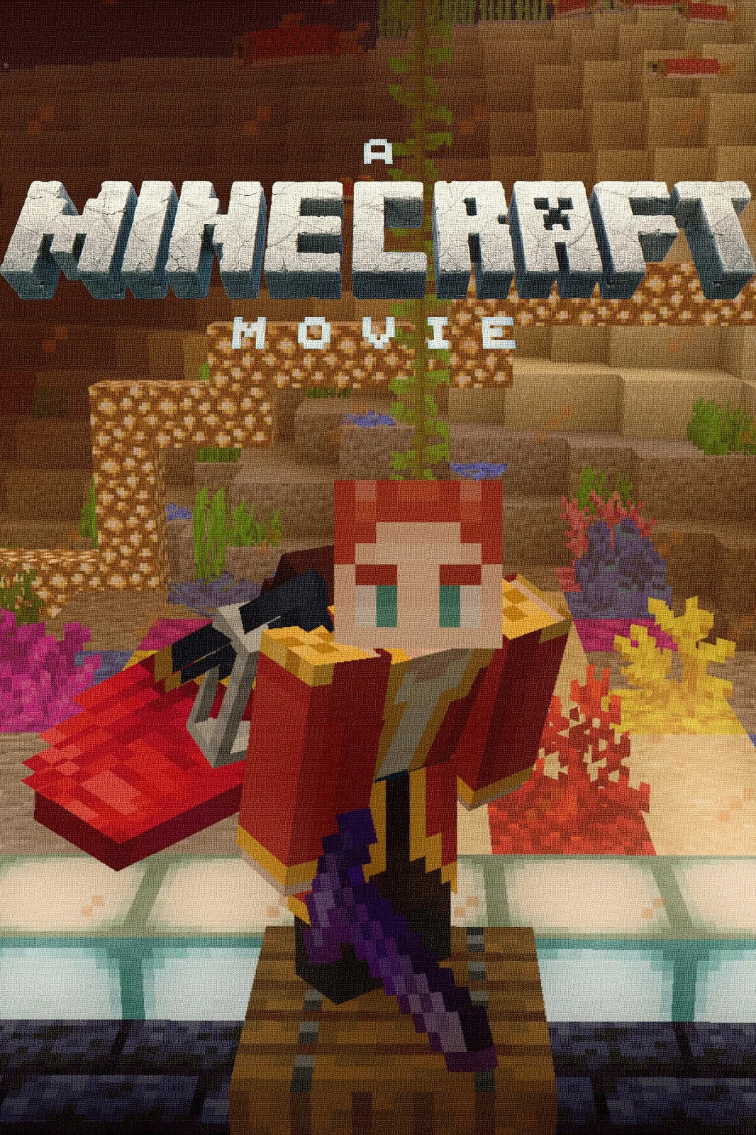A Minecraft Movie Pixel Art Poster - Movies & TV Poster