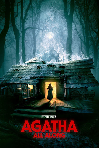 Agatha All Along Poster | Witch's Cabin | Fantasy Series Print - Movies & TV Poster