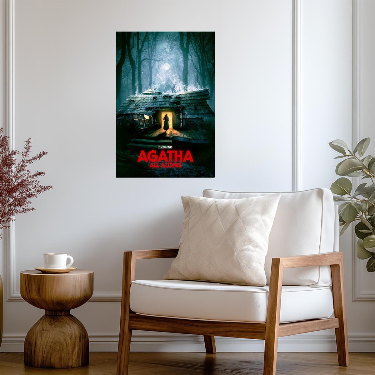 Agatha All Along Poster | Witch's Cabin | Fantasy Series Print - Movies & TV Poster