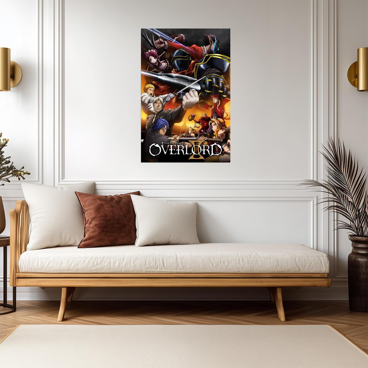 Overlord Season 2 Anime Poster | Momon and the Adventurers - Anime Poster