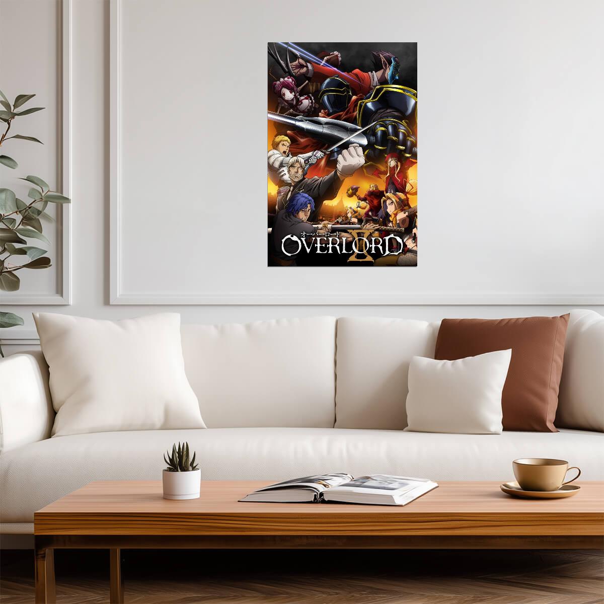 Overlord Season 2 Anime Poster | Momon and the Adventurers - Anime Poster