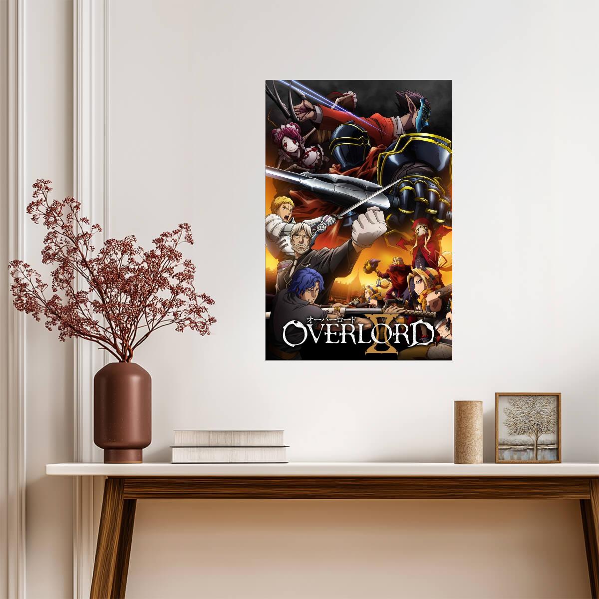 Overlord Season 2 Anime Poster | Momon and the Adventurers - Anime Poster