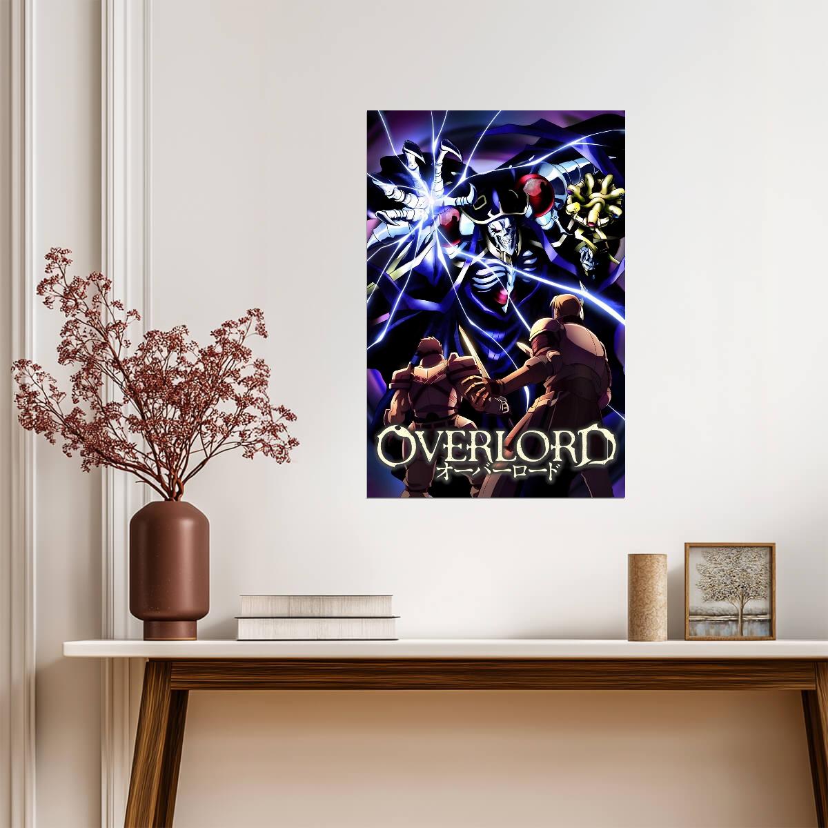 Overlord Anime Poster | Ainz Casting Magic - Anime Poster