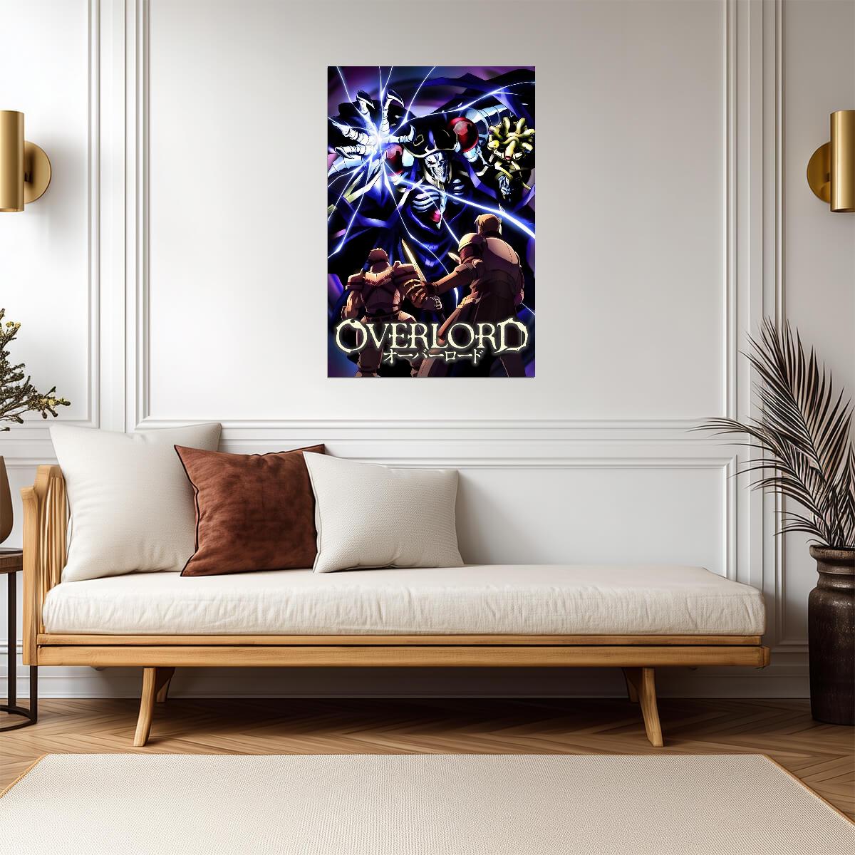 Overlord Anime Poster | Ainz Casting Magic - Anime Poster