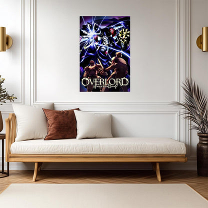 Overlord Anime Poster | Ainz Casting Magic - Anime Poster