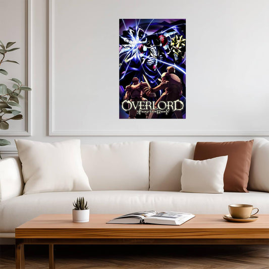 Overlord Anime Poster | Ainz Casting Magic - Anime Poster