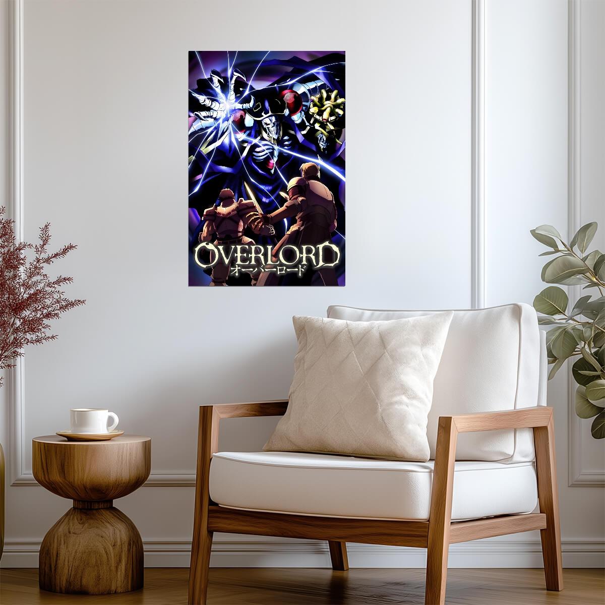 Overlord Anime Poster | Ainz Casting Magic - Anime Poster