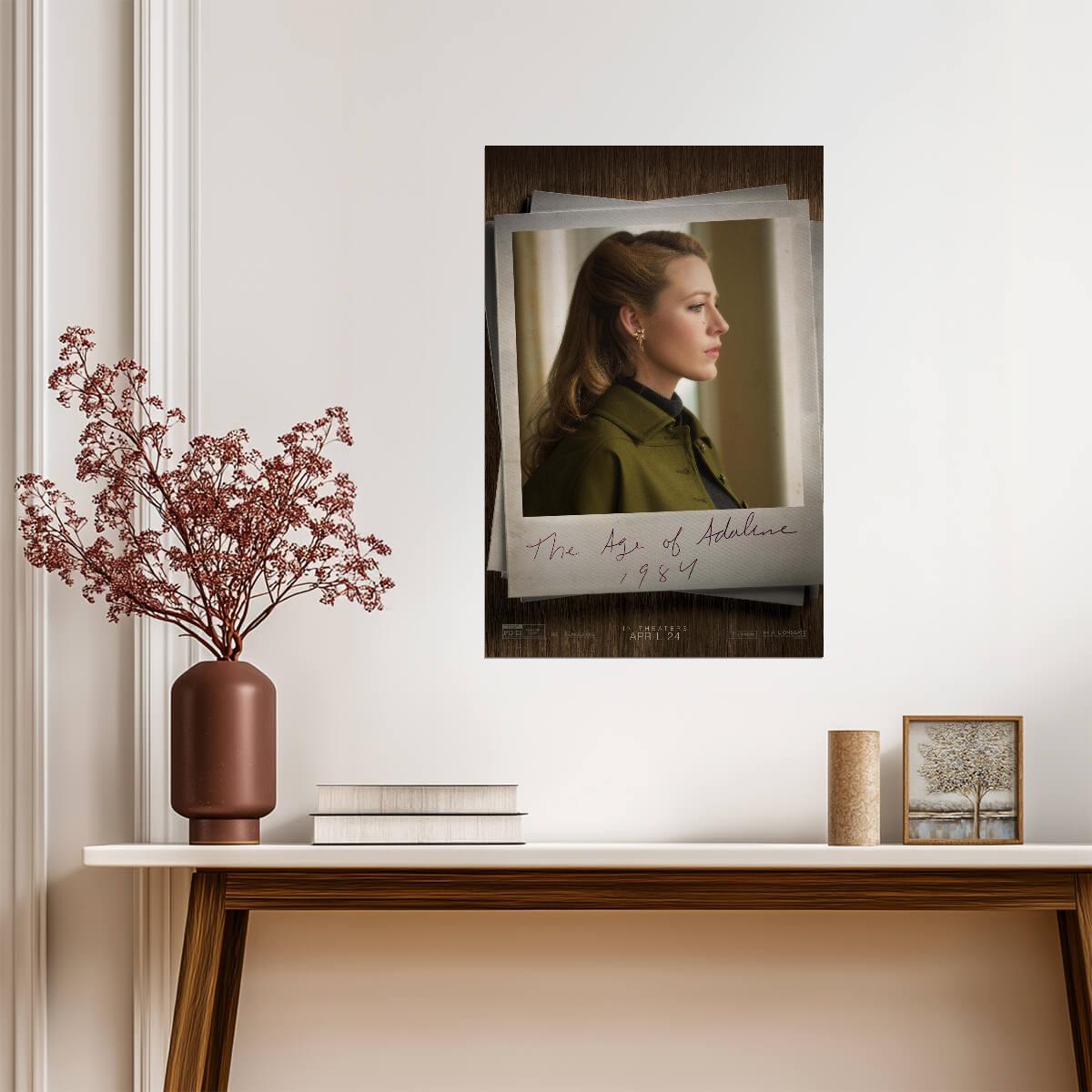 The Age of Adaline Movie Poster | Blake Lively Profile | Layered Photo Portrait - Movies & TV Poster