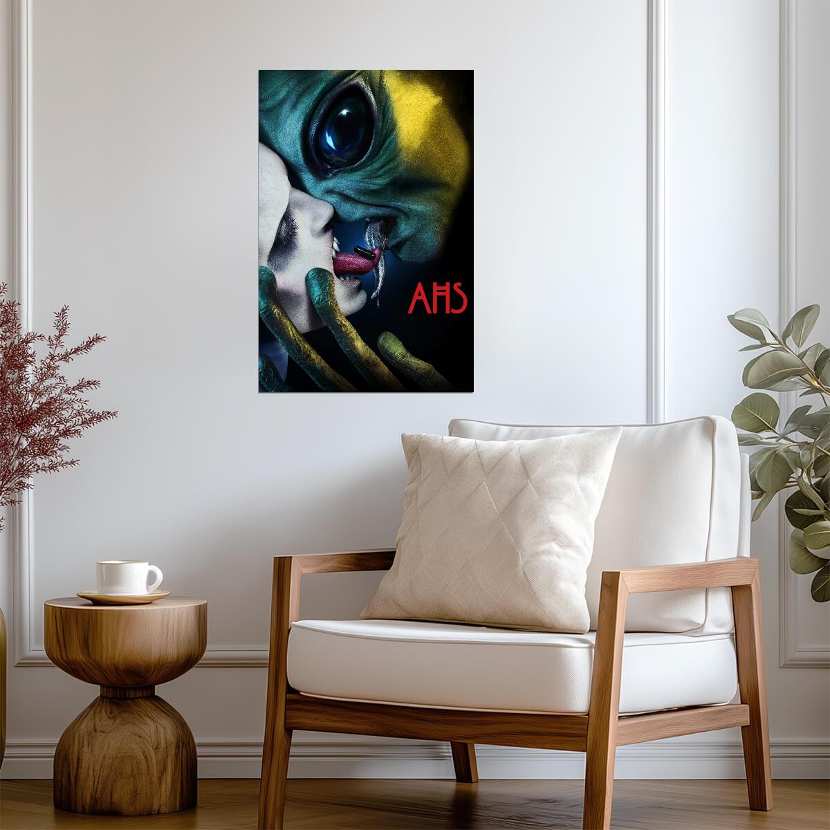 American Horror Story Double Feature Poster | Alien and Vampire Kiss - Movies & TV Poster