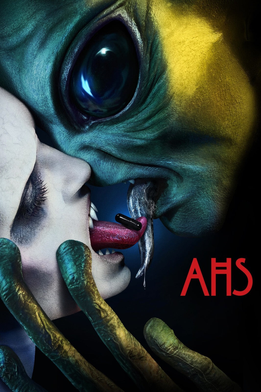 American Horror Story Double Feature Poster | Alien and Vampire Kiss - Movies & TV Poster