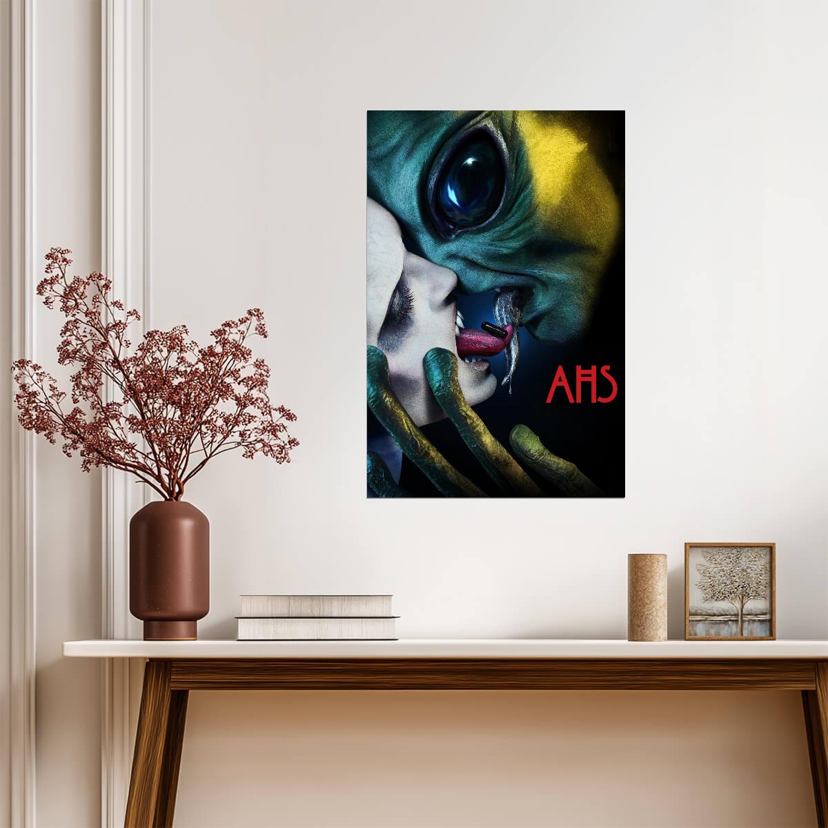 American Horror Story Double Feature Poster | Alien and Vampire Kiss - Movies & TV Poster