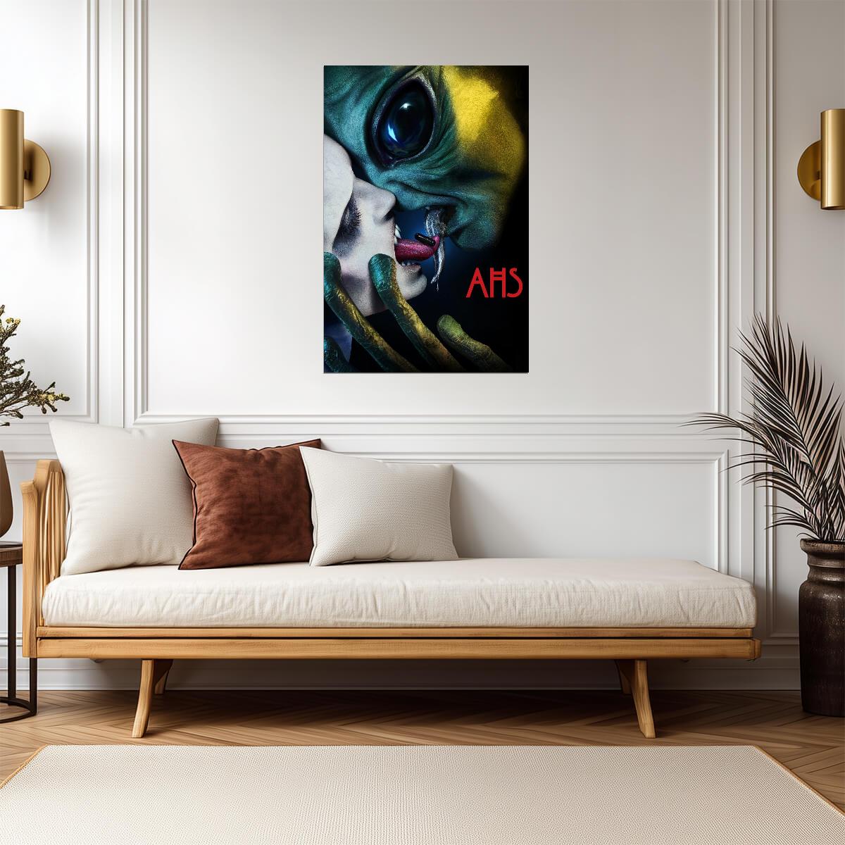American Horror Story Double Feature Poster | Alien and Vampire Kiss - Movies & TV Poster