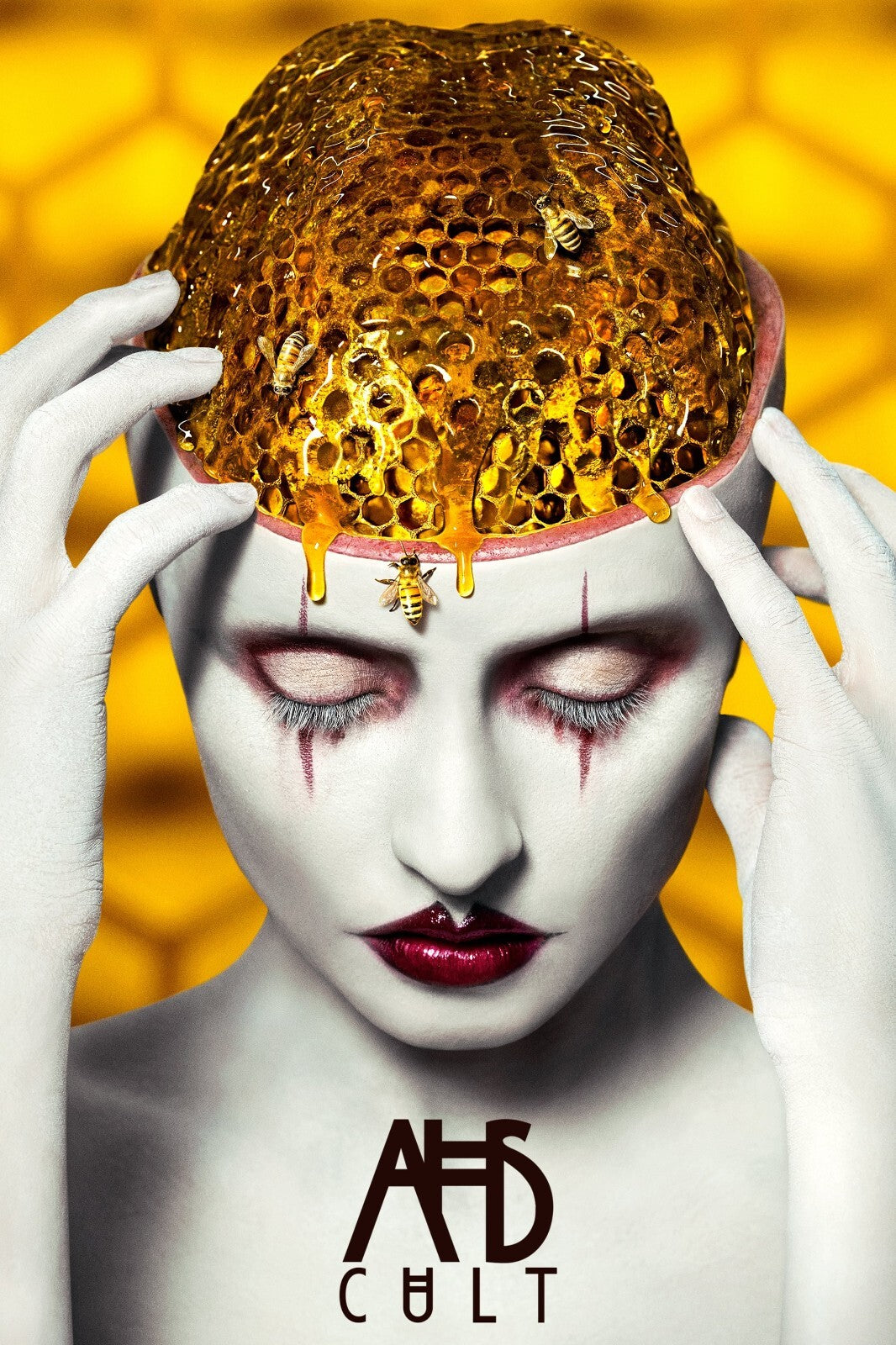 American Horror Story Cult Poster | Honeycomb Head | Horror Series Print - Movies & TV Poster