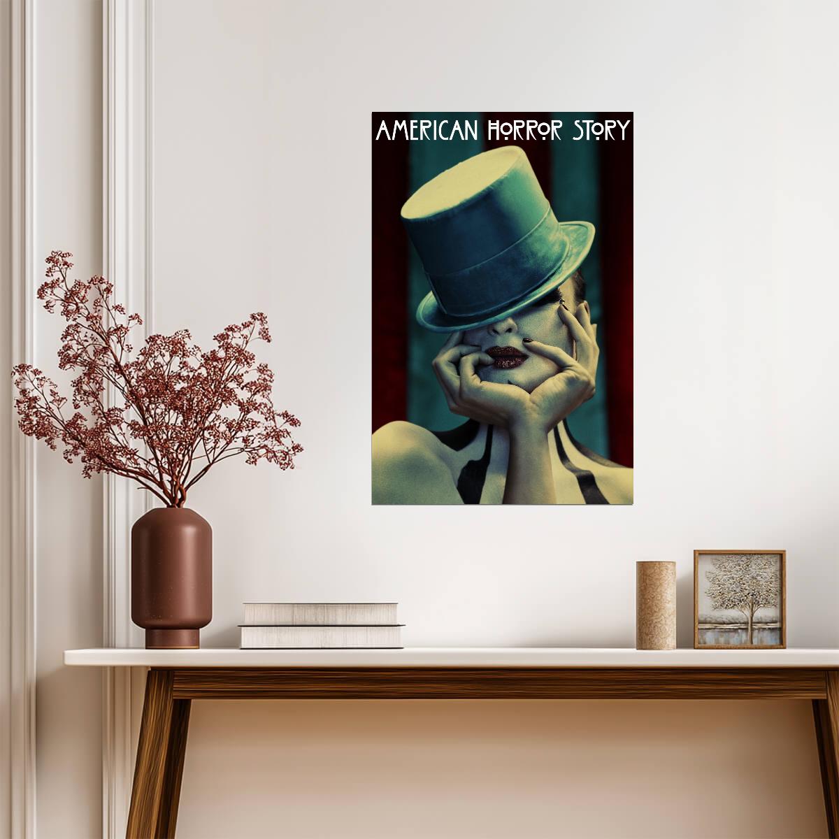 American Horror Story Freak Show Poster | Top Hat Portrait - Movies & TV Poster