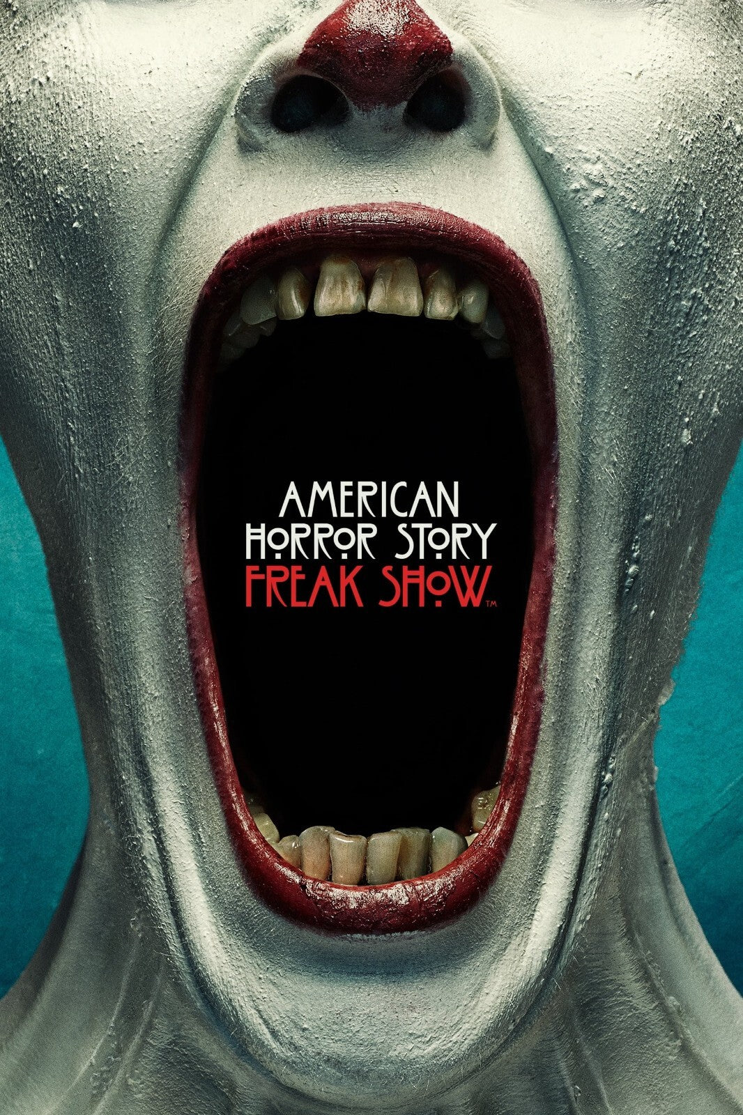 American Horror Story Freak Show Poster | Screaming Clown Face - Movies & TV Poster