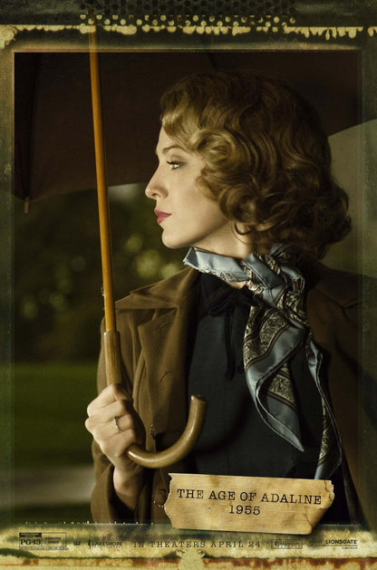 The Age of Adaline Movie Poster | Blake Lively with an Umbrella - Movies & TV Poster