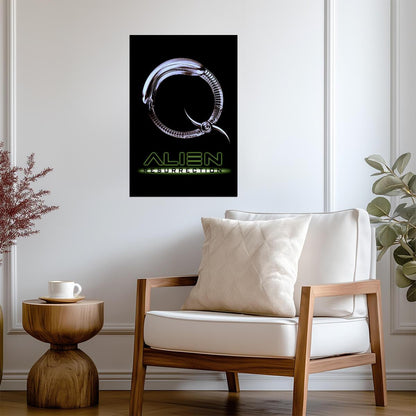 Alien Resurrection Movie Poster | Xenomorph Ring Print - Movies & TV Poster