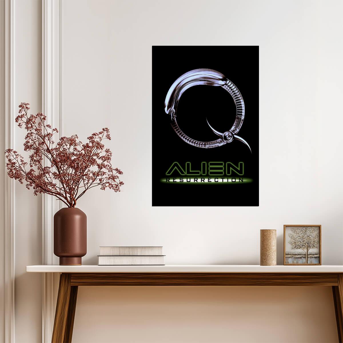 Alien Resurrection Movie Poster | Xenomorph Ring Print - Movies & TV Poster