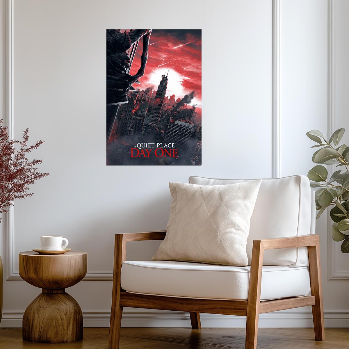 A Quiet Place: Day One Poster | New York Alien Invasion Movie Print - Movies & TV Poster