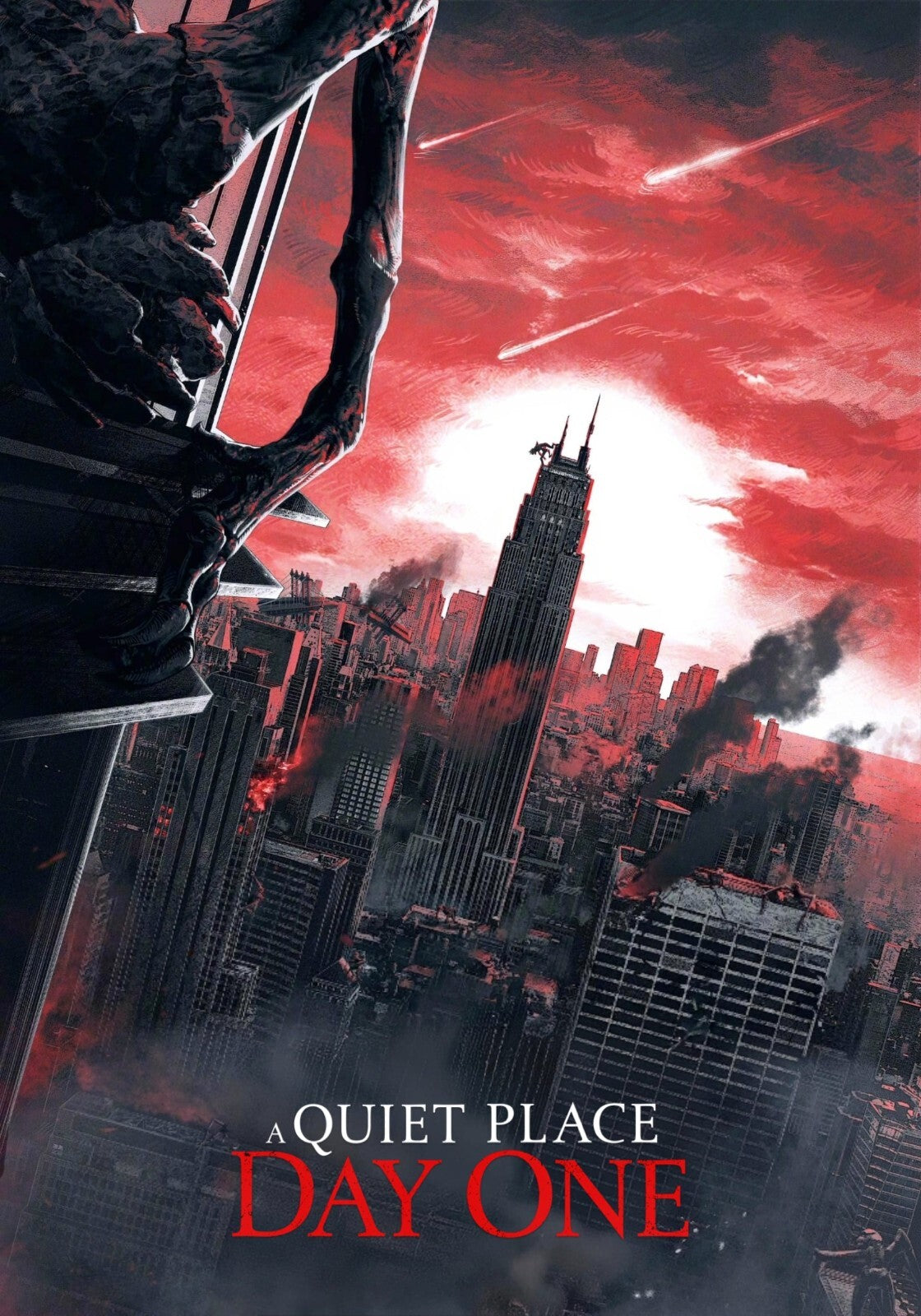 A Quiet Place: Day One Poster | New York Alien Invasion Movie Print - Movies & TV Poster