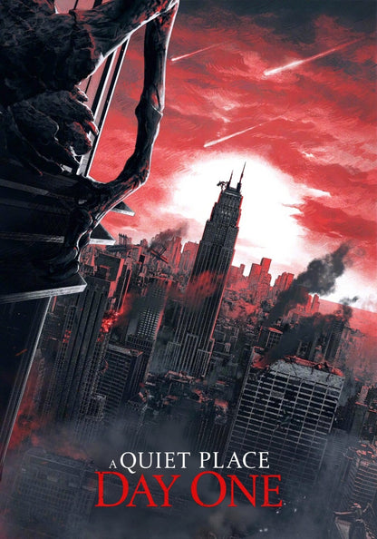 A Quiet Place: Day One Poster | New York Alien Invasion Movie Print - Movies & TV Poster