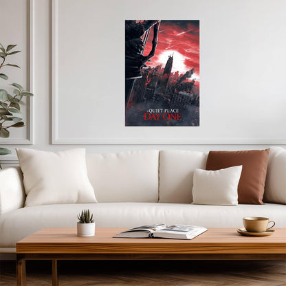 A Quiet Place: Day One Poster | New York Alien Invasion Movie Print - Movies & TV Poster