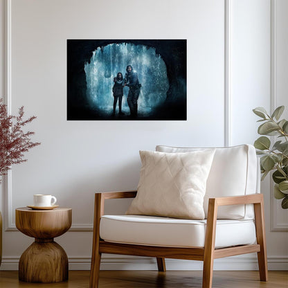 65 Movie Poster | Adam Driver and Ariana Greenblatt Waterfall Scene - Movies & TV Poster
