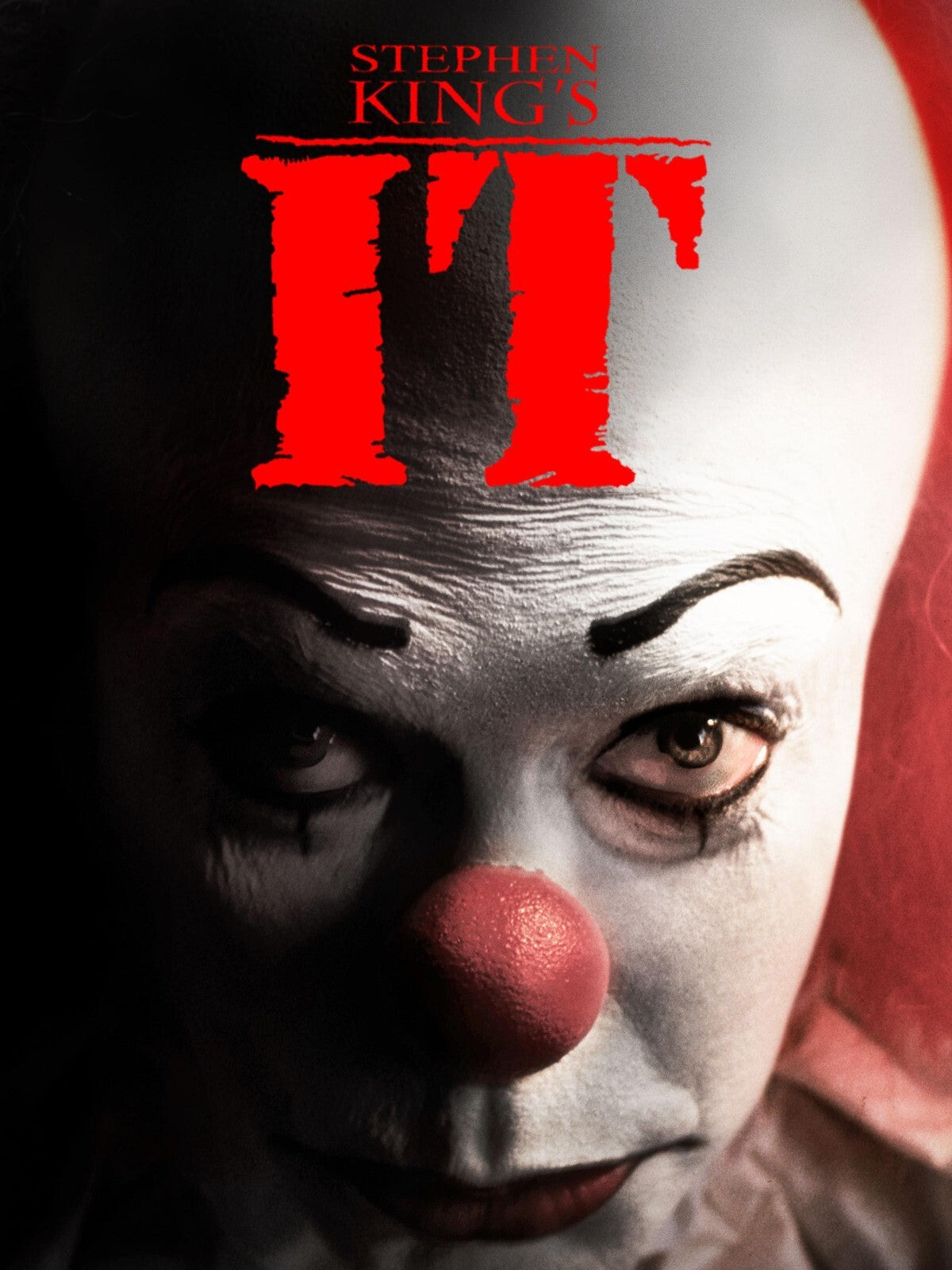IT 1990 TV Miniseries Poster | Tim Curry as Pennywise Close-Up - Movies & TV Poster