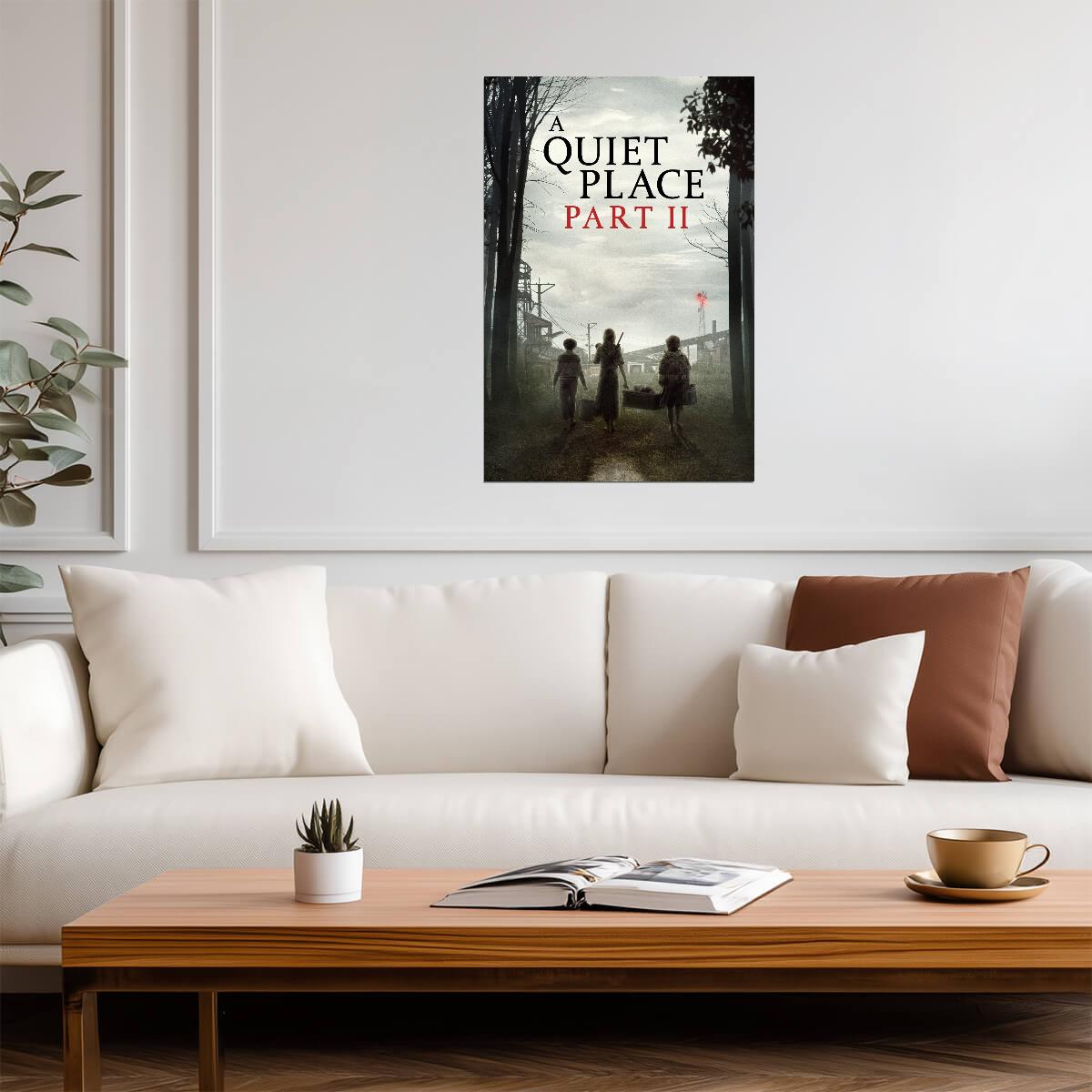 A Quiet Place Part II Poster | Abbott Family on the Road - Movies & TV Poster