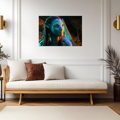Avatar 2009 Movie Poster | Neytiri in Warm Light - Movies & TV Poster
