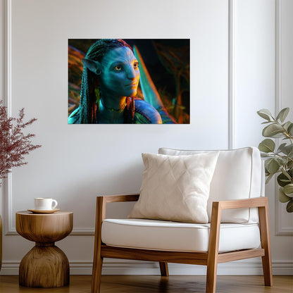Avatar 2009 Movie Poster | Neytiri in Warm Light - Movies & TV Poster