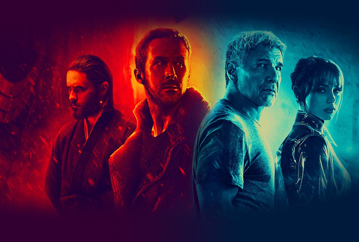 Blade Runner 2049 Movie Poster | Four Portrait Color Gradient - Movies & TV Poster