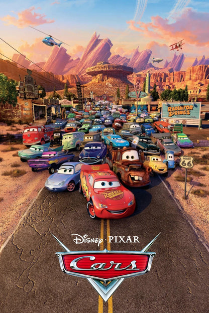 Cars 2006 Movie Poster | Radiator Springs Road Gathering - Movies & TV Poster