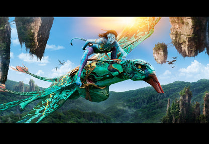 Avatar 2009 Movie Poster | Banshee Flight over Pandora - Movies & TV Poster