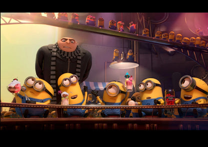 Despicable Me Movie Poster | Gru and the Minions in the Laboratory - Movies & TV Poster