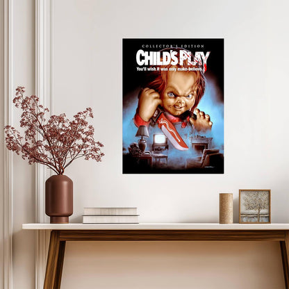 Child's Play 1988 Movie Poster | Chucky Above the Living Room - Movies & TV Poster