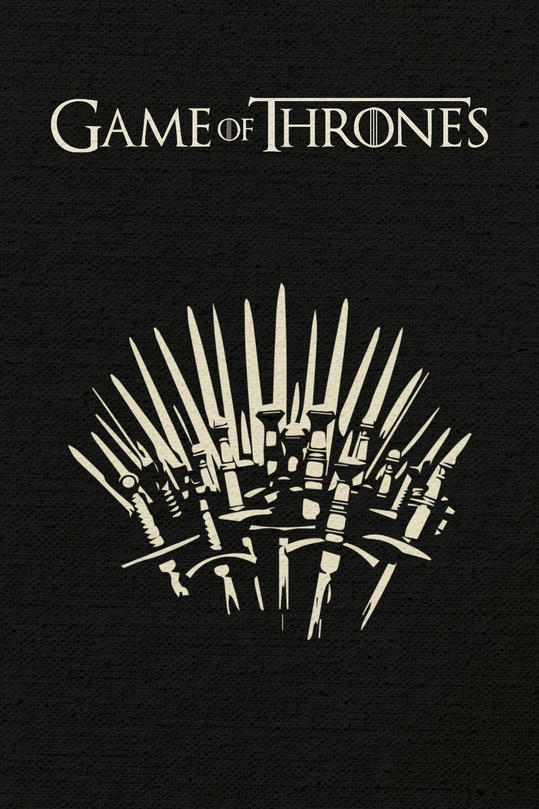 Game of Thrones Poster | Gold Iron Throne Emblem - Movies & TV Poster