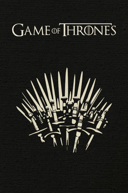 Game of Thrones Poster | Gold Iron Throne Emblem - Movies & TV Poster