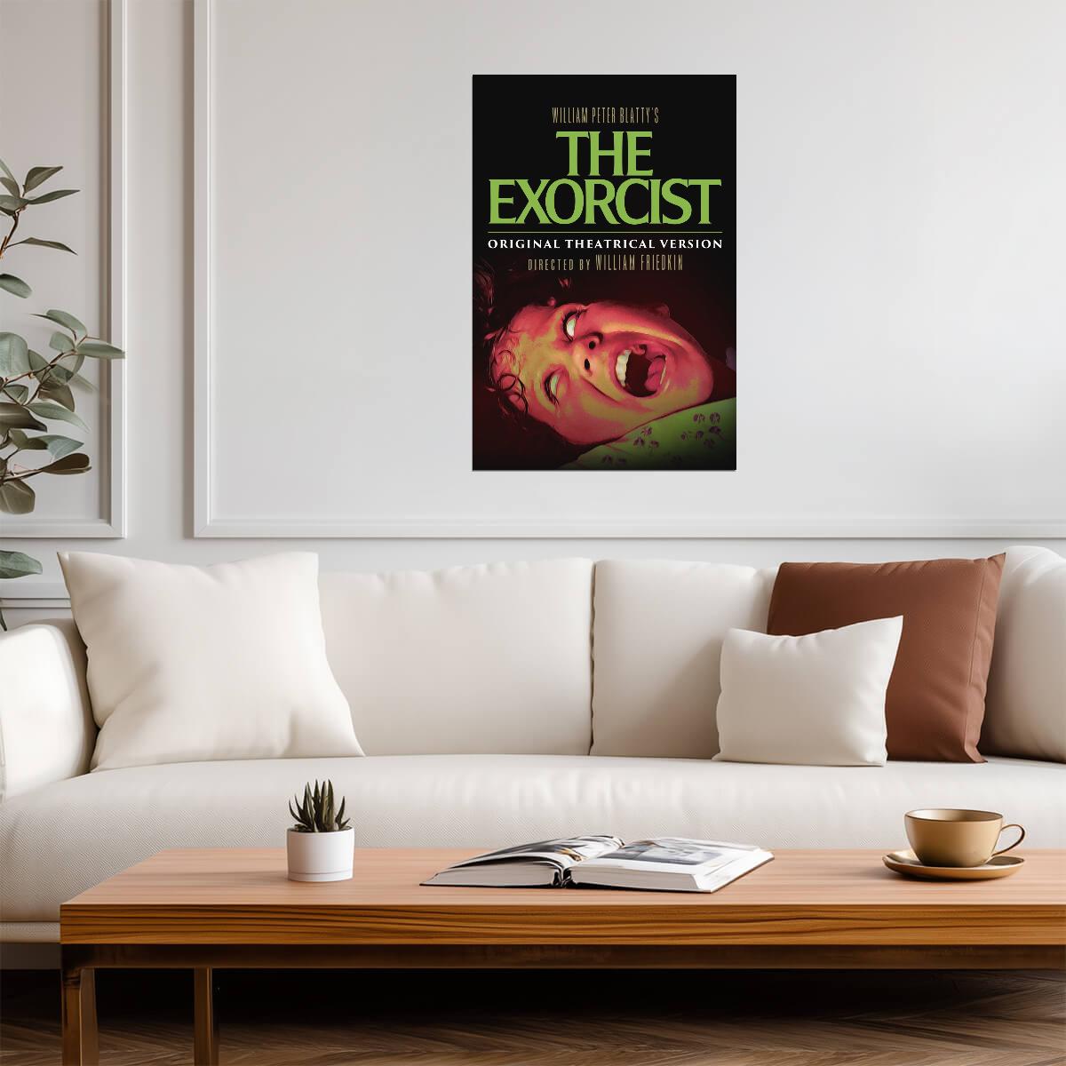The Exorcist 1973 Movie Poster | Regan Screaming - Movies & TV Poster
