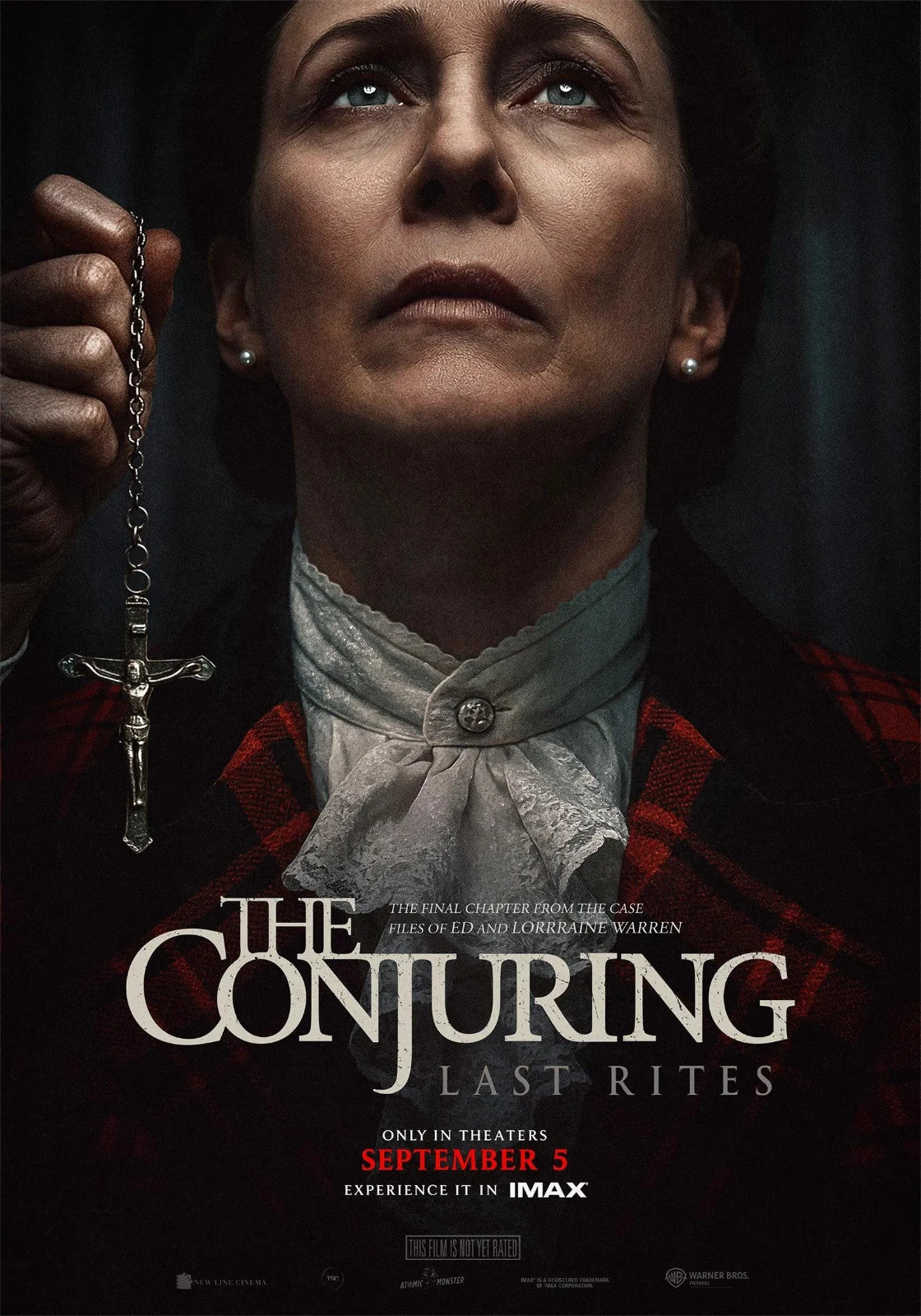 The Conjuring Last Rites Movie Poster | Lorraine Warren Holding a Rosary - Movies & TV Poster