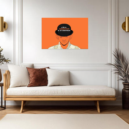 A Clockwork Orange Poster | Real Horrorshow Alex Illustration - Movies & TV Poster