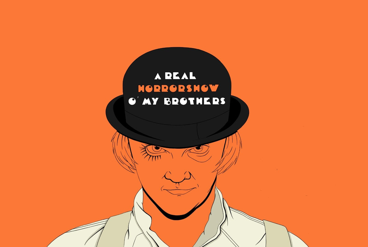 A Clockwork Orange Poster | Real Horrorshow Alex Illustration - Movies & TV Poster