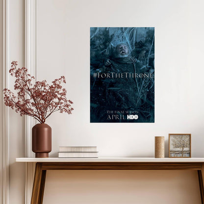 Game of Thrones Poster | Hodor and the Wights | For the Throne - Movies & TV Poster
